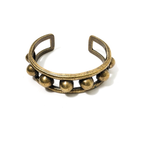 Vanessa Mooney Out All Night Cuff in Brass - Picture 2 of 4